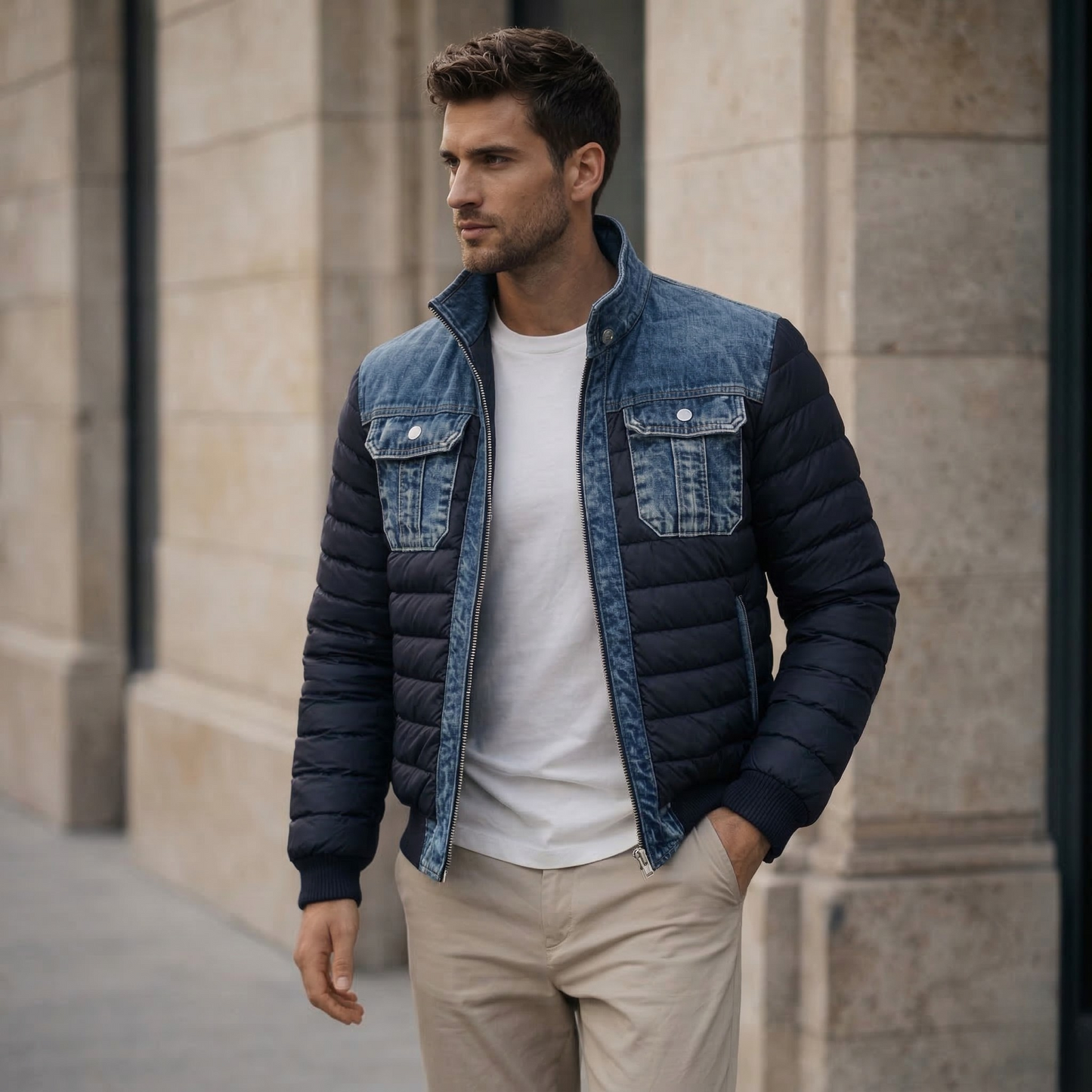 Chaqueta Atlas – Denim Vintage Atemporal