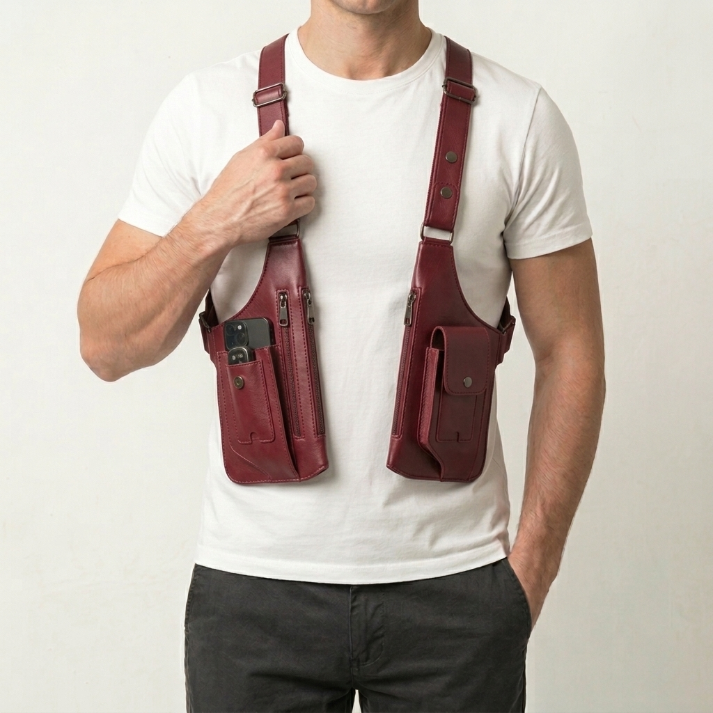 Bolso Cuero Premium Satchel Antirrobo de Hombro